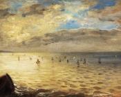 The Sea from the Heights of Dieppe - 欧仁·德拉克洛瓦